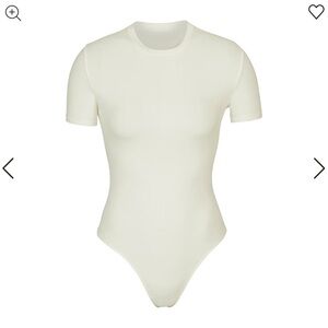 SKIMS Cotton T-shirt Bodysuit